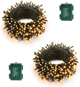LumDecor Battery String Lights – Child and Pet Safe Cordless Lighting for Kids Room and Playroom, Cool Touch LED 6hr Timer