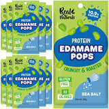 Sea Salt Dry Roasted Edamame – Grab and Go Office Snack for Work Focus, 10 Pack
