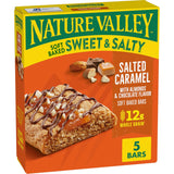 Nature Valley Sweet and Salty Bars – School Lunch Box Snack for Kids, Soft Baked Chocolate Turtle 5-Ct Box