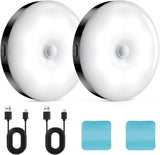 Briidea Glow Puck Light – Minimalist Bedroom Decor Accent with Adjustable Ambient Glow
