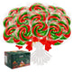 Red Green Swirl Lollipops