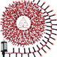 Red and White(no voice control) - Cluster 800LED