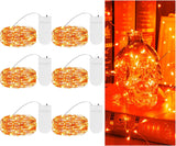 TingMiao Battery Operated Fairy Lights – Flameless Bedroom Lighting, Cool Touch 7.2 ft LED String for Sleep