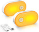C. Amber