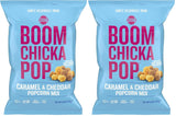 Angie's BOOMCHICKAPOP Caramel & Cheddar Popcorn Mix – Single-Serve Road Trip Snack for the Cup Holder