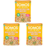 SOMOS Mexican Street Corn White Rice, 8.8 OZ – Mindful Mexican-Inspired Side for Balanced Weeknight Meals