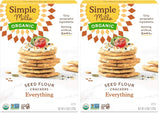 Simple Mills Organic Seed Crackers, Everything – Allergen-Friendly Lunchbox Snack for Kids