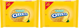 OREO Lemon Creme Sandwich Cookies Party Size – Lunch Box Snack for Kids, Resealable 24.95 oz Pouch