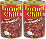HORMEL Chunky Beef Chili with Beans — Clean-Ingredient Canned Chili for a Clutter-Free Pantry