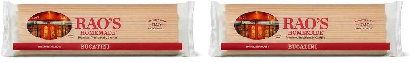 Rao's Homemade Bucatini Pasta, 16oz, Gourmet Pantry Gift for Food Lovers and Italian Cooking Enthusiasts