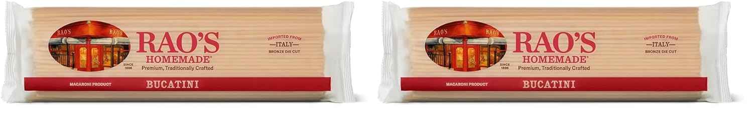 Rao's Homemade Bucatini Pasta, 16oz, Gourmet Pantry Gift for Food Lovers and Italian Cooking Enthusiasts