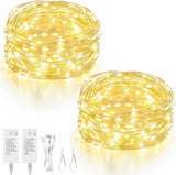 Mlambert LED Fairy Lights with Timer – Thoughtful Birthday Gift for Her, Rechargeable Cozy Bedroom Decor for Mom and Friends