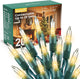 ‎Clear Warm White-Green Wire - 200 Count-66 ft