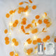 100 LED-Battery-Powered Copper Wire - Orange Eucalyptus