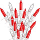 White Base with Red White Bulbs