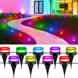 Aoycocr Outdoor Ground Lights – App-Controlled 50FT Pathway String for Patio, Driveway, and Campsite Ambiance