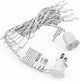 5ft - 10 Bulbs Connectable - White