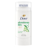 Dove Cucumber & Green Tea Deodorant Stick – Irritation Free Aluminum Free Odor Care for Allergy Sensitive Underarm Skin 2.4 oz