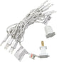 6.5ft - 10 Bulbs Connectable, - White