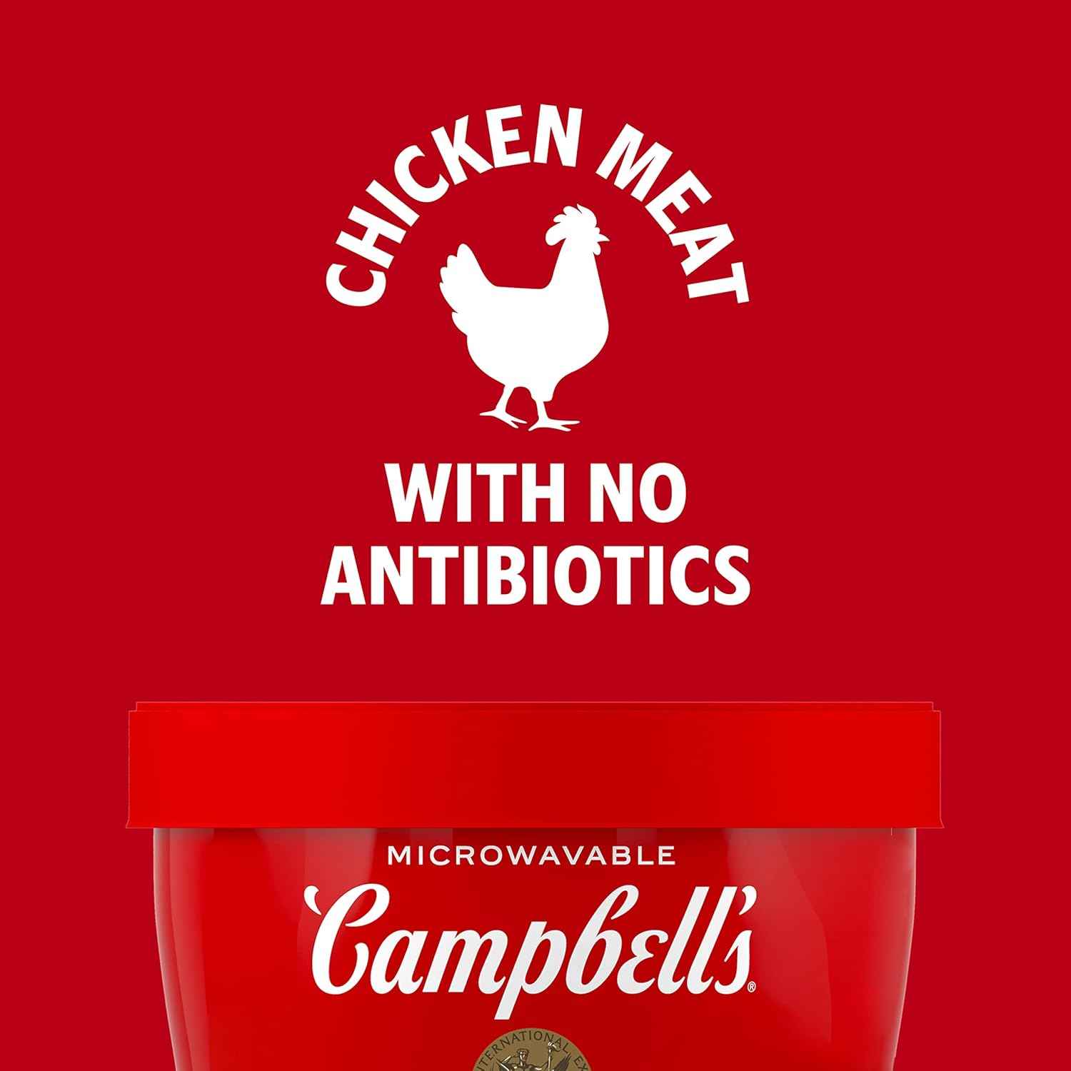 Campbell's Homestyle Chicken Noodle Soup – Fast Workday Meal Between Meetings, Self-Contained Travel Bowl