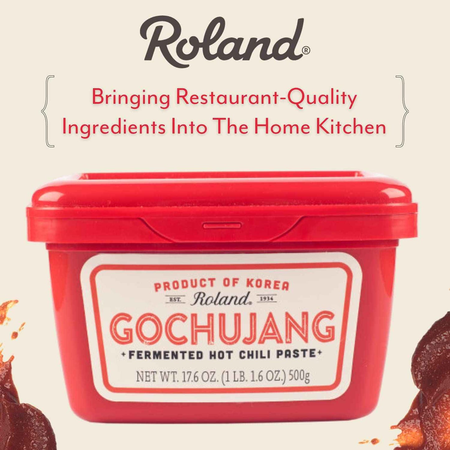 Roland Foods Gochujang Korean Chili Paste – Clean-Ingredient Pantry Staple for Mindful Home Cooking