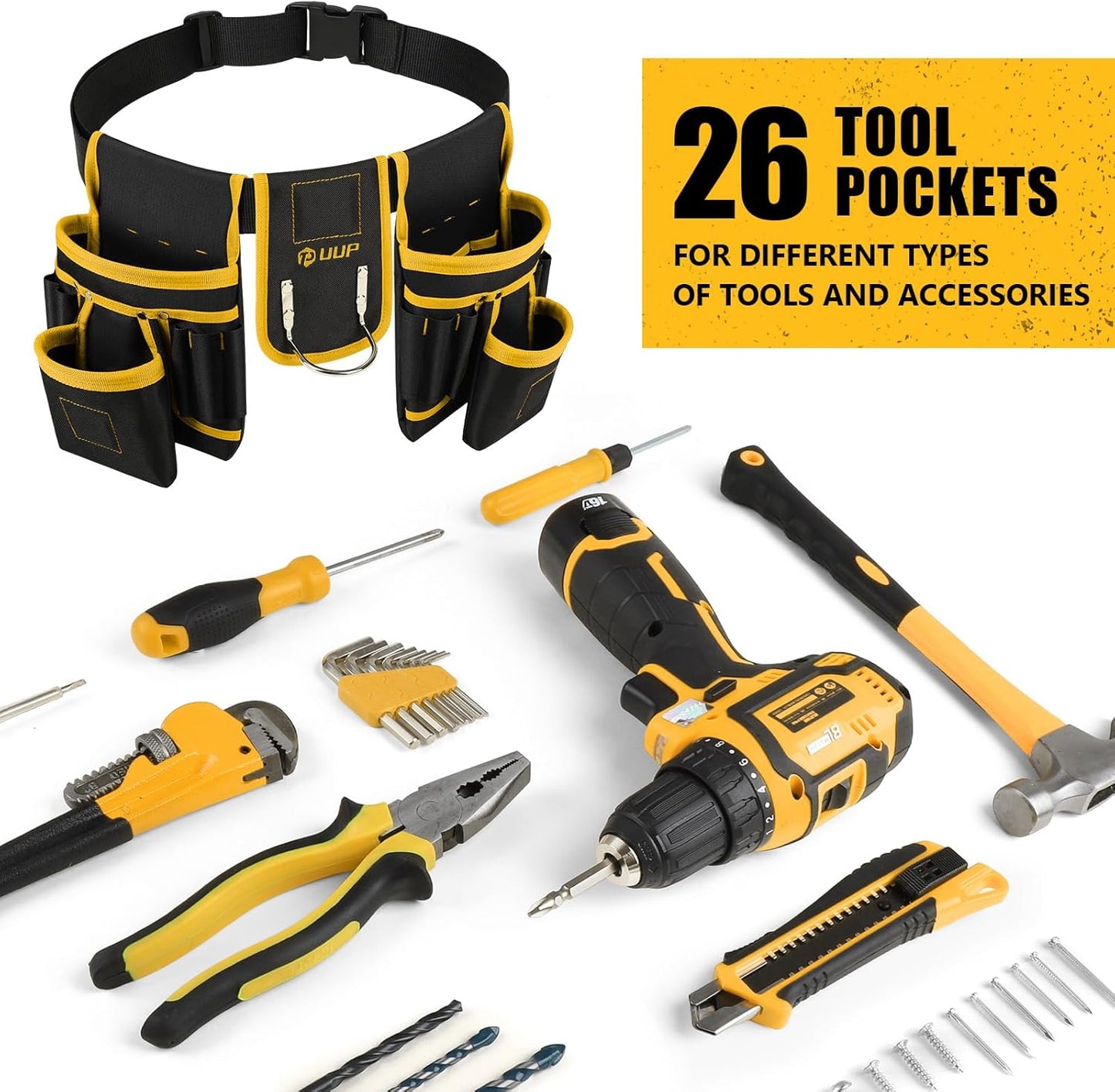thickened and widened breathable waist belt to reduce waist pressure and fatigue