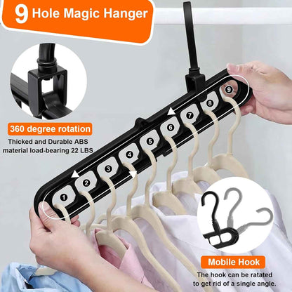 Aurora Living Child-Safe Closet Hangers – Durable Plastic Organizers for Playrooms, Nurseries, and Growing Kids