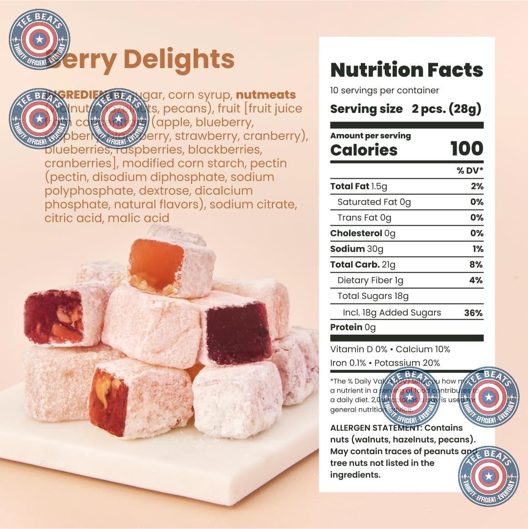 third less calorie content compared to traditional chocolate confections