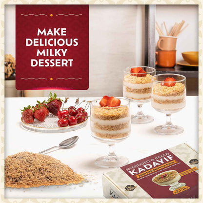 Eastanbul Baked Shredded Fillo – Plant-Based Pastry Threads for Mindful Baking and Dairy-Free Turkish Sweets