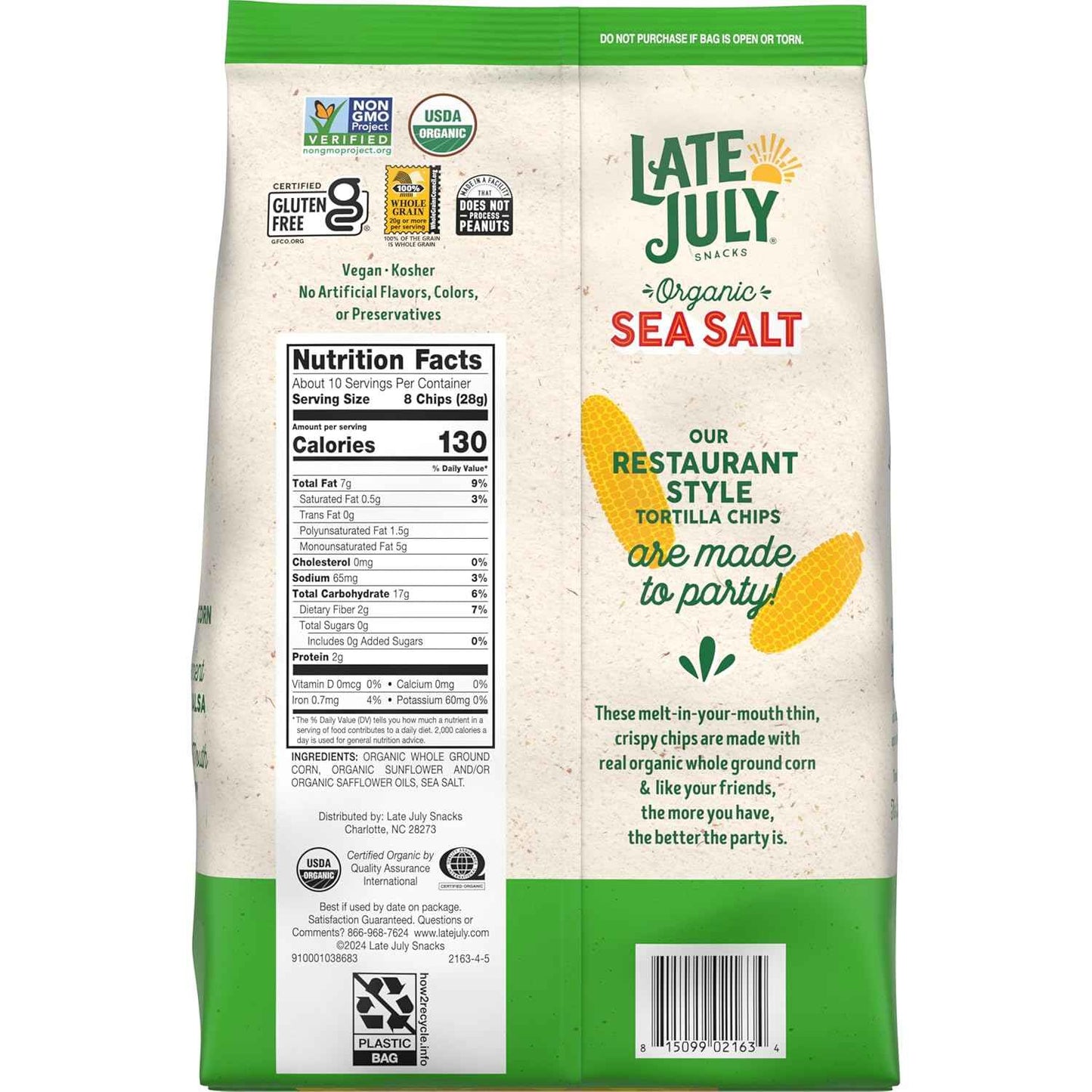 Late July Organic Tortilla Chips – Clean-Label Crunch for Mindful Midday Snacking