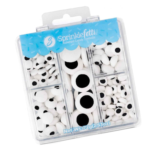 Sweets Indeed Halloween Eyeball Tacklebox – Tabletop Candy Eyes That Complete a Halloween Dessert Buffet Display