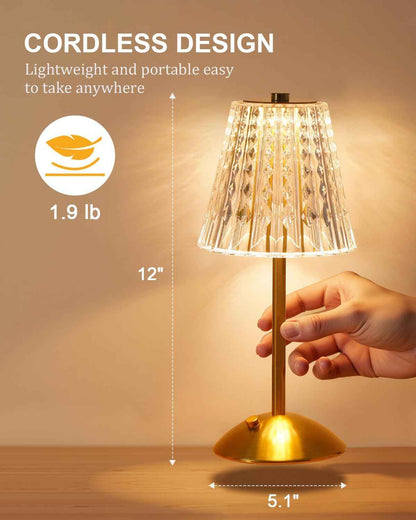 Dask Lamp Dimmable Bedside Lamp – Birthday Gift for Her, Mom, and Couples Moving Into a New Place
