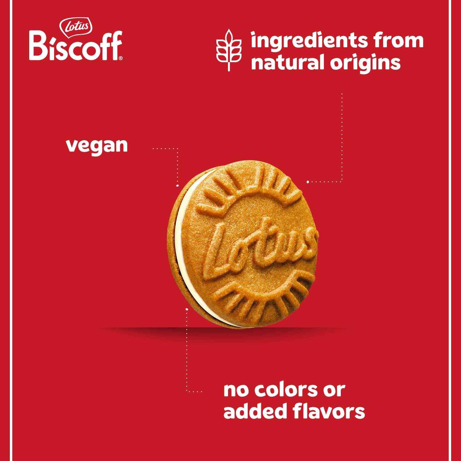 Lotus Biscoff Sandwich Cookies Vanilla – Lunchbox-Friendly Vegan Cookies for School Snacks