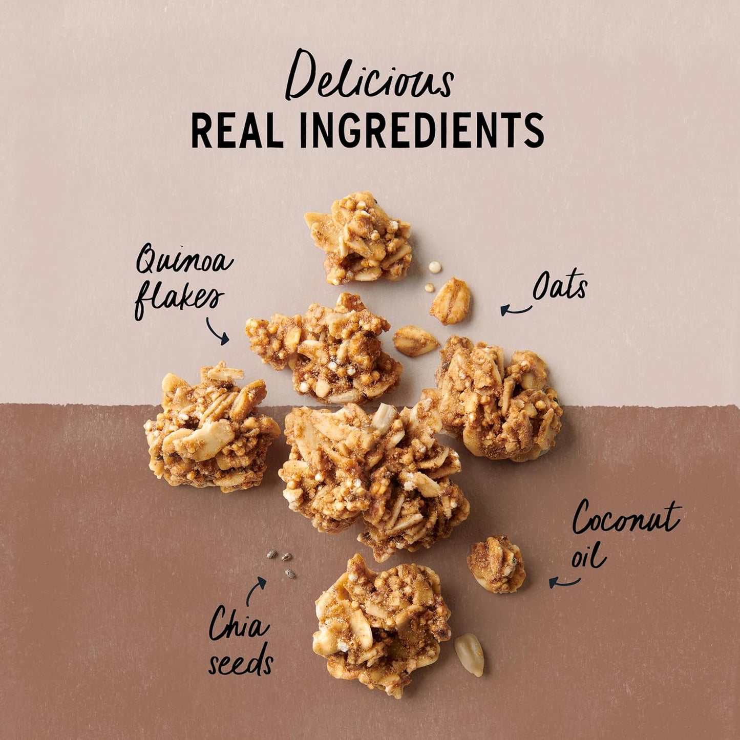 three flavor variants in the line: chocolate peanut butter, chocolate sea salt, and maple almond butter