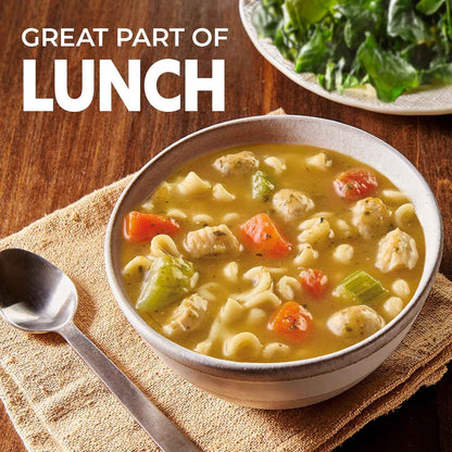 Progresso Protein Mediterranean-Style Meatball and Chicken Soup, Zero-Prep Desk Lunch for Busy Office Professionals, 18.5 oz Pull-Top Can