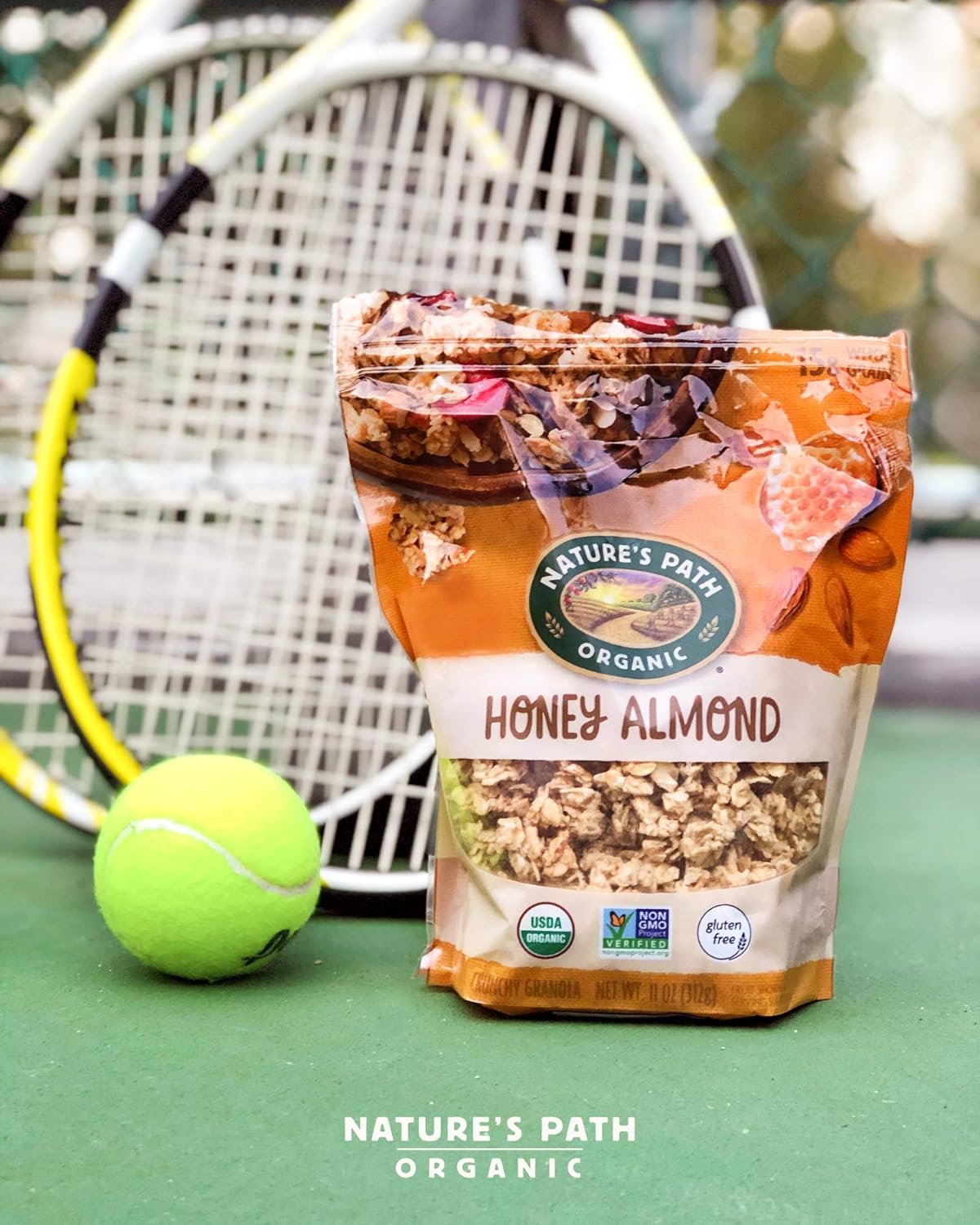 three flavor variants in the product line: honey almond, summer berries, coconut & cashew butter