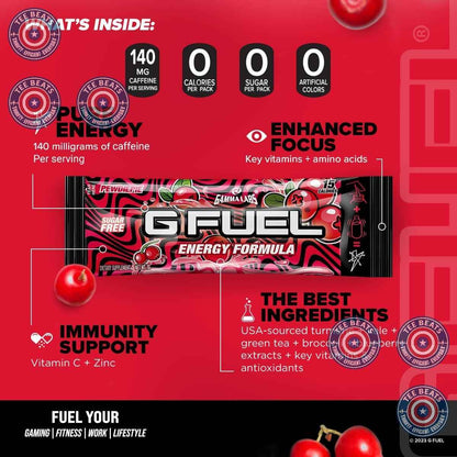 G Fuel PewDiePie Variety Flavor Energy Sticks – Birthday Gift Box for Esports Fans and PewDiePie Subscribers