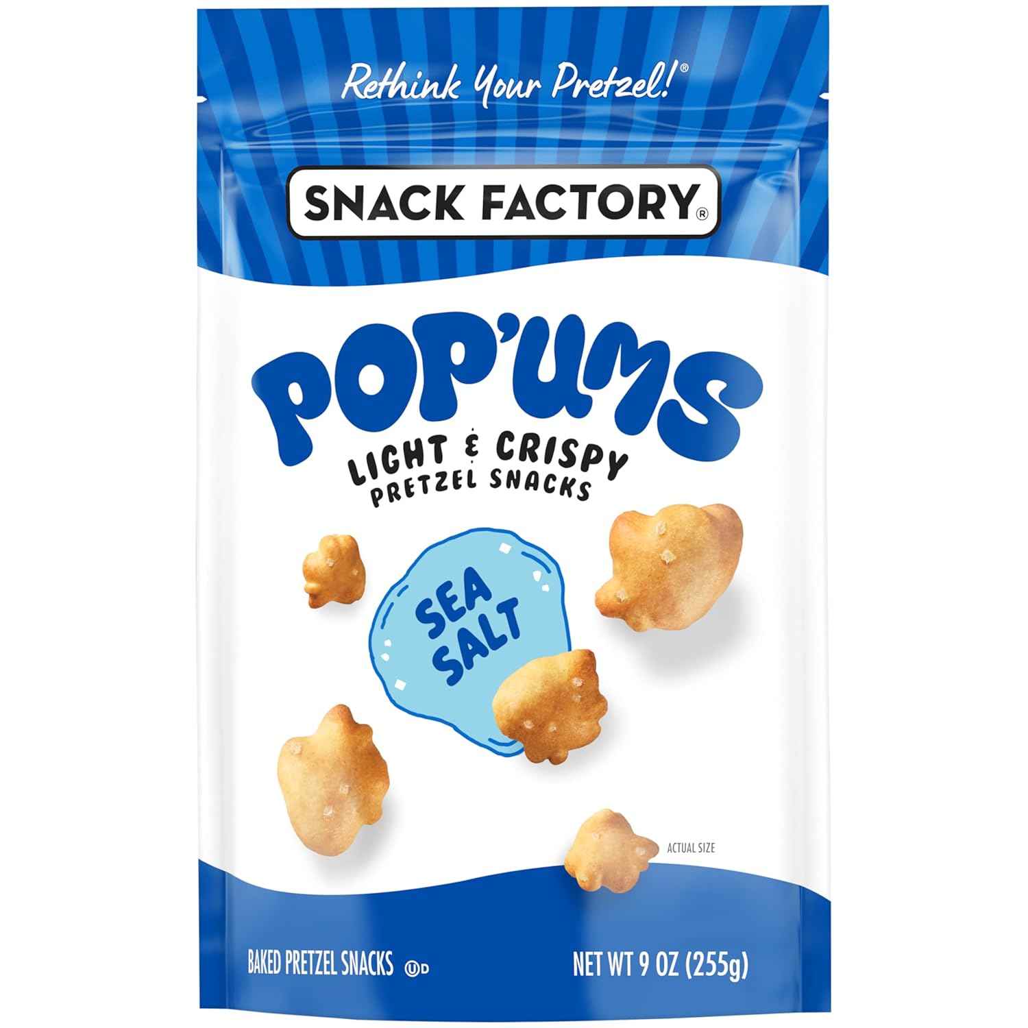 Snack Factory Pop'ums Pretzel Snacks – Lunchbox-Ready Crunchy Bite for School and After-School