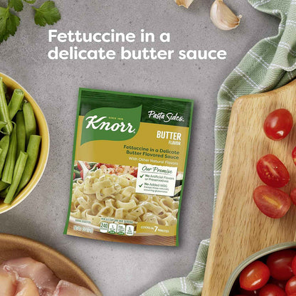 Knorr Pasta Sides Butter Fettuccine – Quick Kid-Friendly Weeknight Side Dish for Busy Family Dinners