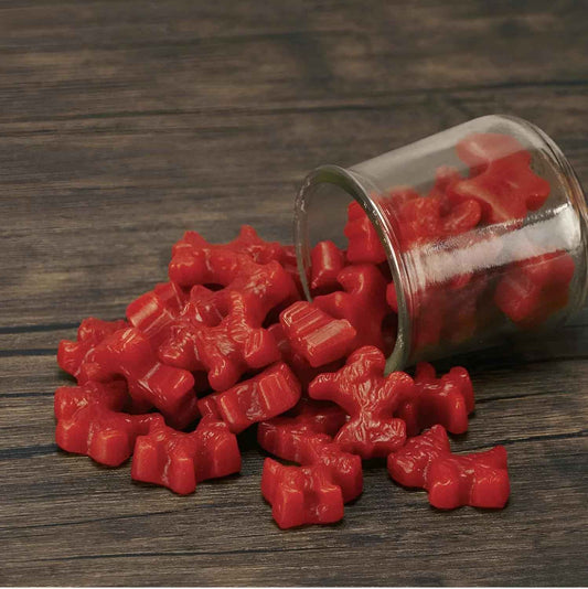 JellyBelly Scottie Dog Red Licorice Bags – Whimsical Valentine's Day Gift for Her, Shareable 3-Pack