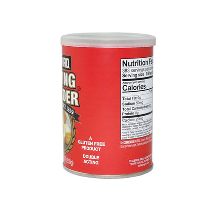 three-ingredient clean label: corn starch, sodium bicarbonate, monocalcium phosphate