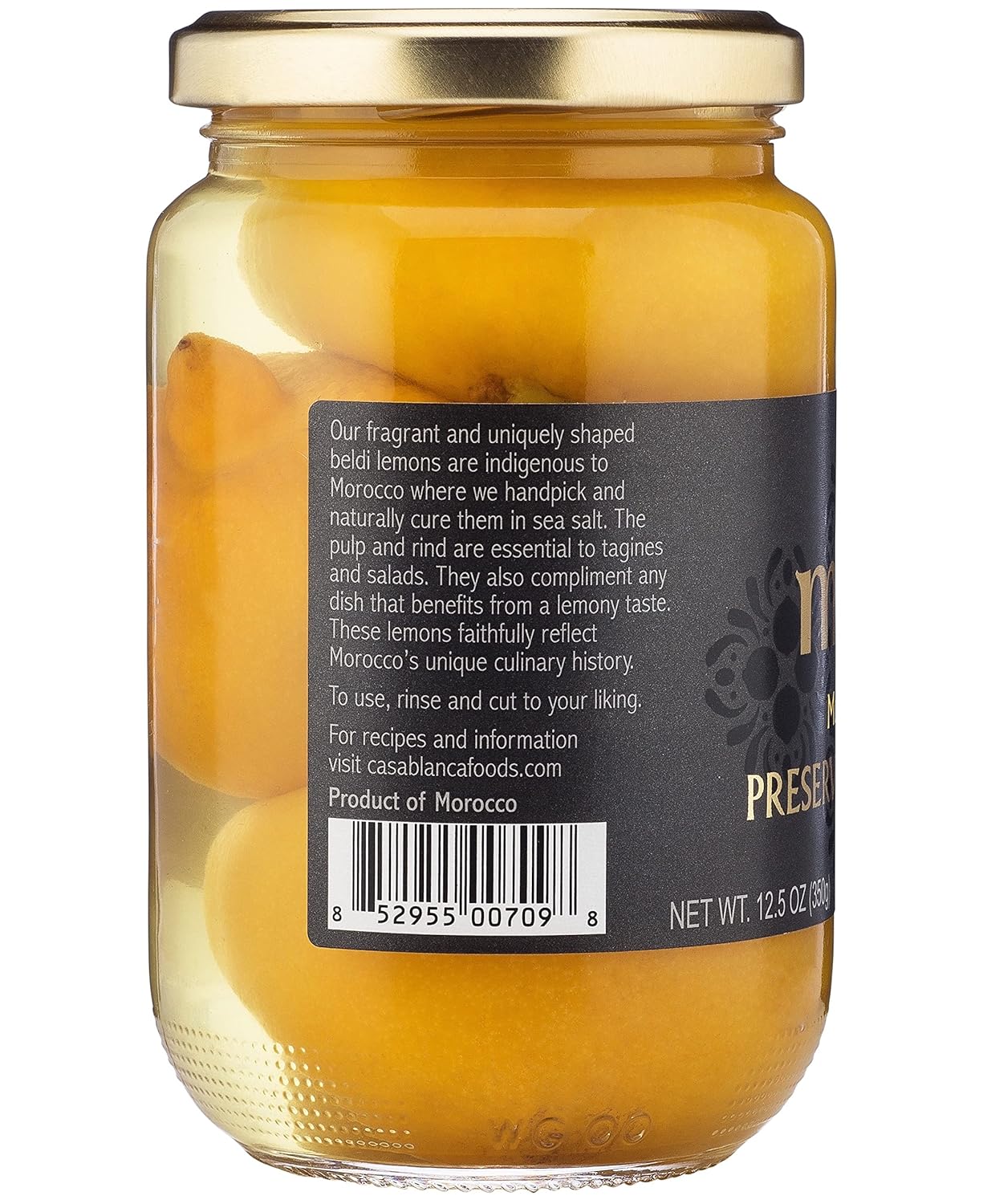 three-ingredient composition: lemons, water, and sea salt only