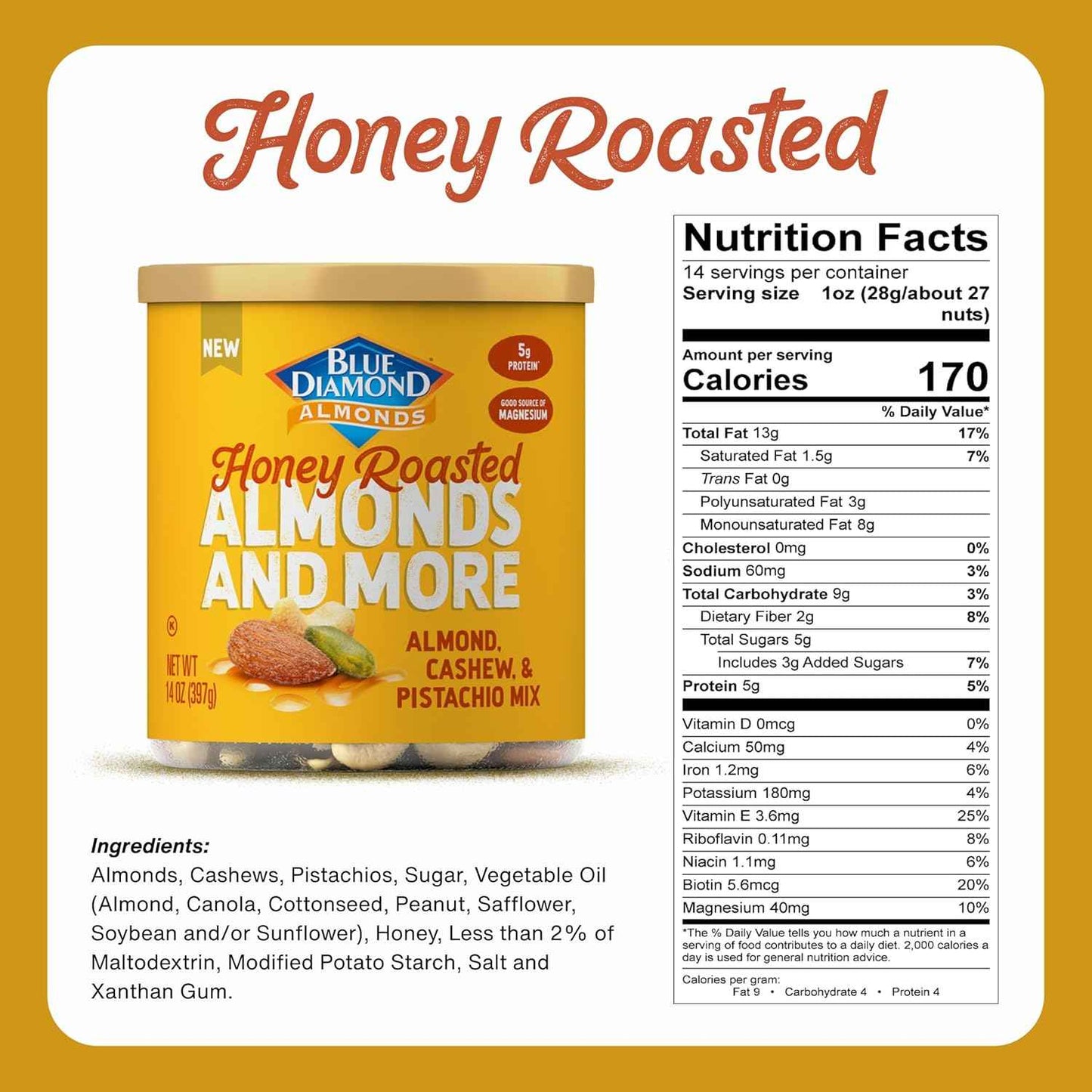 Blue Diamond Almonds Mixed Nuts – Desk Snack for Work From Home Focus and Office Productivity