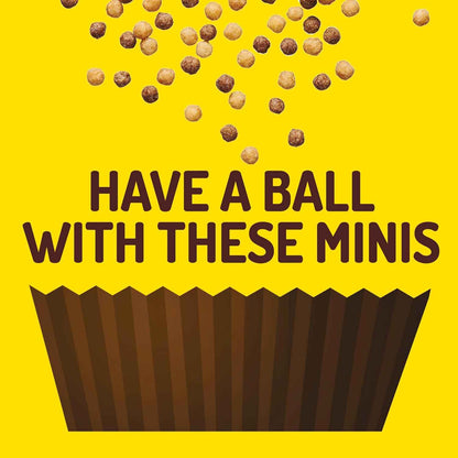 Reese's Puffs Minis Cereal, No High Fructose Corn Syrup Chocolate Peanut Butter Breakfast for Health-Conscious Families, 19.8 oz
