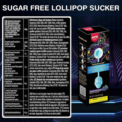 Amos Music Lollipop Candy – Audio Singing Lollipop Surprise Gift for Her, Individually Wrapped Novelty Birthday Present