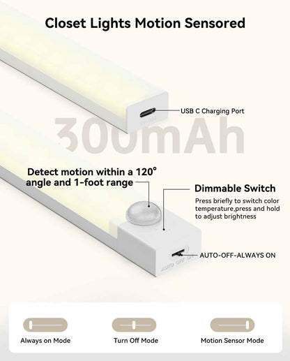 LuminWick Slim Light – 0.47-Inch Ultra-Low Profile LED for Clean Under Cabinet Lines