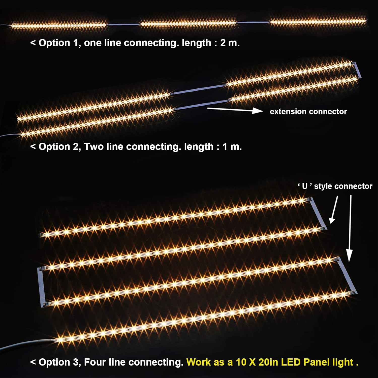 WOBANE Under Cabinet LED Lighting – Tool-Free Adhesive Mount, Clean Scandinavian Shelf Glow