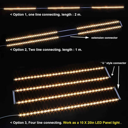 WOBANE Under Cabinet LED Lighting – Tool-Free Adhesive Mount, Clean Scandinavian Shelf Glow