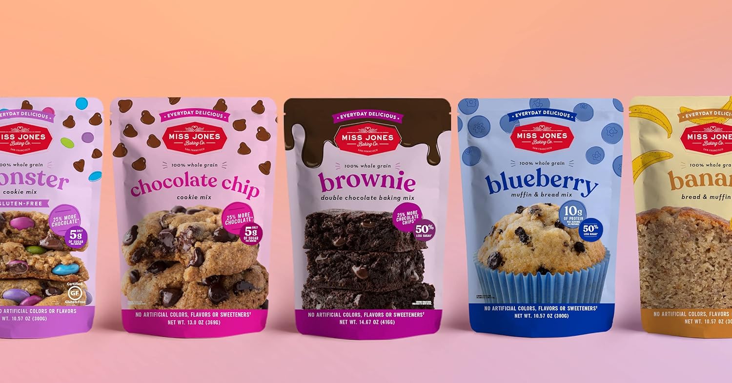 three size versatility: 36 mini / 18 regular / 12 giant cookies per box