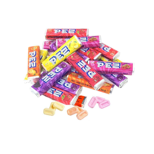PEZ Candy Refill Rolls – Holiday Stocking Stuffer for Kids and Collectors, Mixed-Fruit Variety